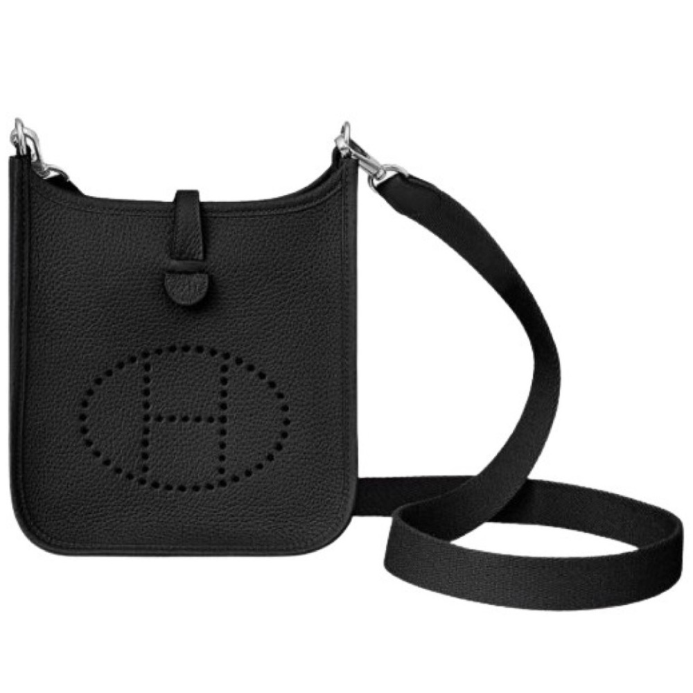 Hermes Black Evelyne Crossbody Bag